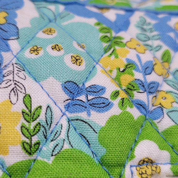 Vera Bradley slim Tote English Meadow double handle quilted retired - Picture 13 of 15